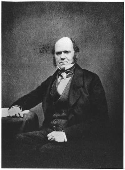 Portrait of Charles Darwin by French Photographer